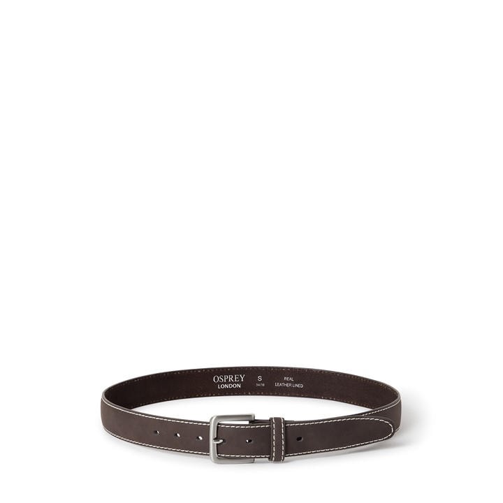 Osprey London Men's Brown Osprey Dickens Belt in Size 80, Sports Direct