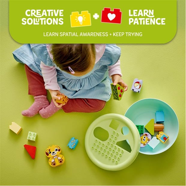 Кучешка къща - LEGO - LEGO® DUPLO® My First Shape Sorter: Puppy House Toddler Learning Toy 10441