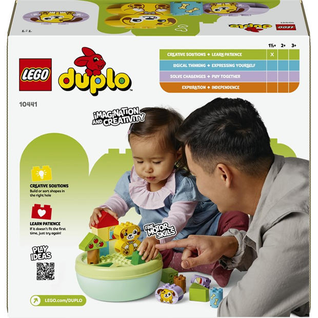 Кучешка къща - LEGO - LEGO® DUPLO® My First Shape Sorter: Puppy House Toddler Learning Toy 10441