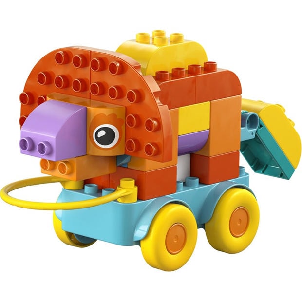 Динозаври на колела - LEGO - LEGO® DUPLO® Town 3in1 Dinosaurs on Wheels Learn-Through-Play Toddler Toy 10451