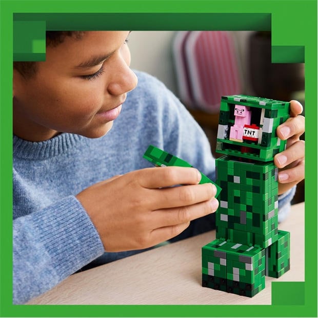 Крийпър - LEGO - LEGO® Minecraft® The Creeper™ Gamer Decor and Action Figure Building Toy 21276