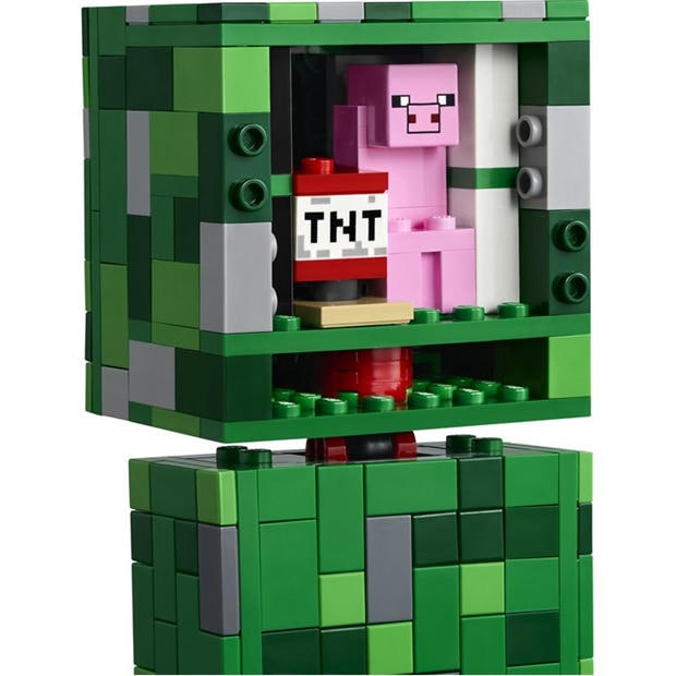 Крийпър - LEGO - LEGO® Minecraft® The Creeper™ Gamer Decor and Action Figure Building Toy 21276