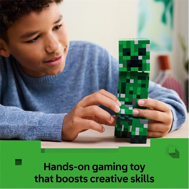 Крийпър - LEGO - LEGO® Minecraft® The Creeper™ Gamer Decor and Action Figure Building Toy 21276