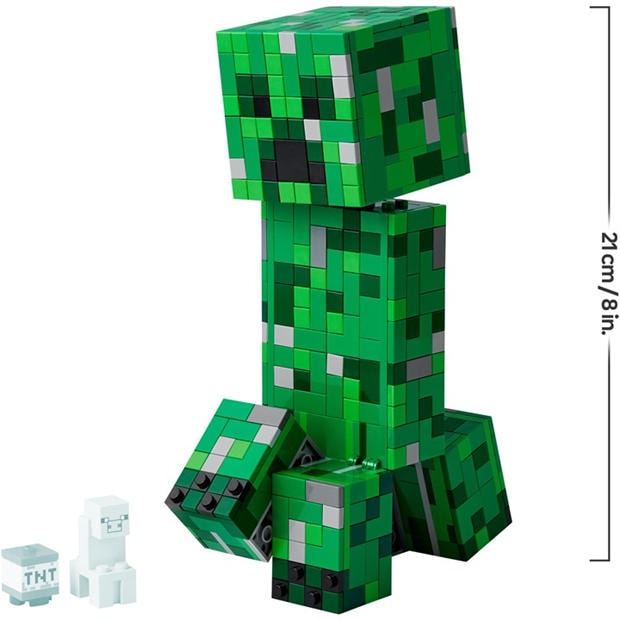 Крийпър - LEGO - LEGO® Minecraft® The Creeper™ Gamer Decor and Action Figure Building Toy 21276
