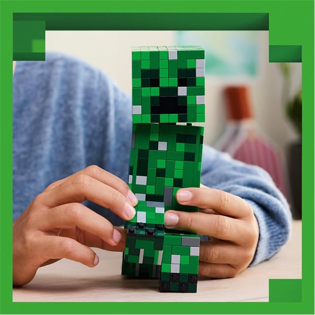 Крийпър - LEGO - LEGO® Minecraft® The Creeper™ Gamer Decor and Action Figure Building Toy 21276