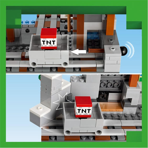 Кирка за миниране - LEGO - LEGO® Minecraft® The Pickaxe Mine Gamer-Room Decor and Axe Toy 21277