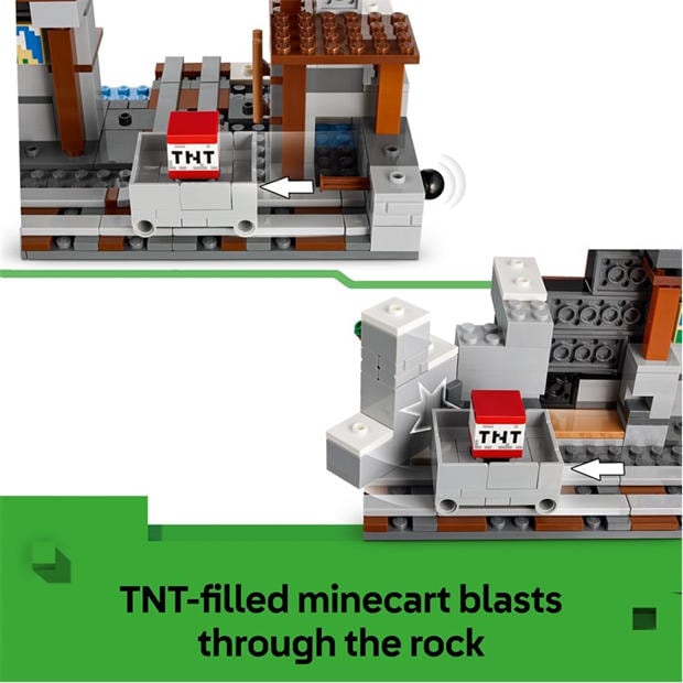 LEGO LEGO® Minecraft® The Pickaxe Mine Gamer-Room Decor and Axe