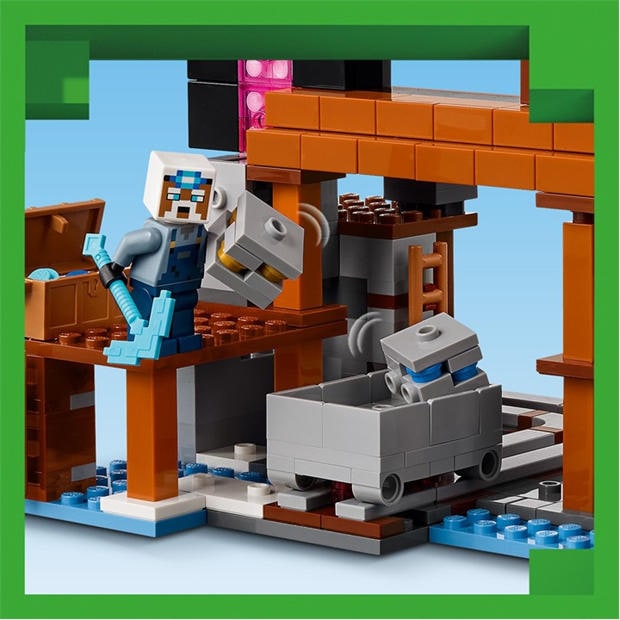 Кирка за миниране - LEGO - LEGO® Minecraft® The Pickaxe Mine Gamer-Room Decor and Axe Toy 21277