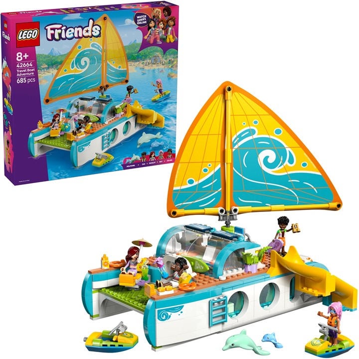 Lego Friends Travel Boat Adventure Toy Set 42664 - Image 7