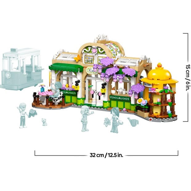 Plant Café - LEGO - LEGO® Friends Plant Cafe & Flower Shop Building Kit Pretend-Play Set 42671