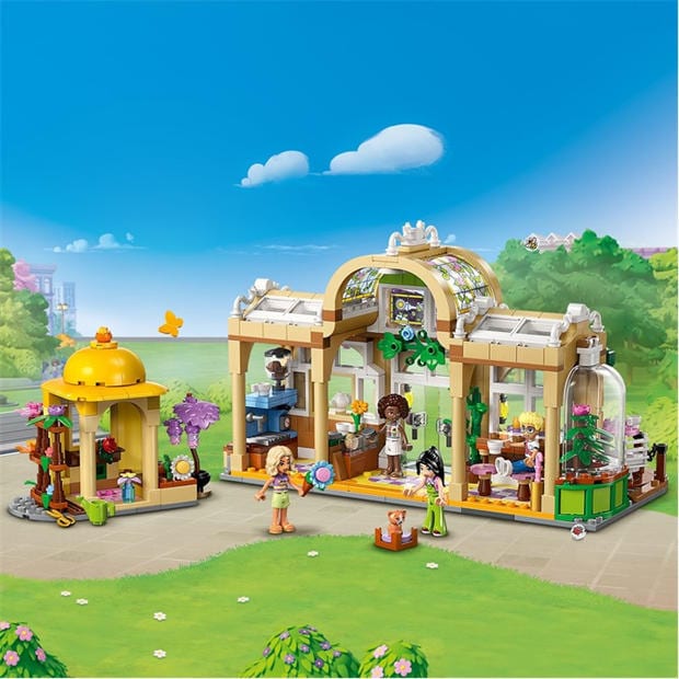 Plant Café - LEGO - LEGO® Friends Plant Cafe & Flower Shop Building Kit Pretend-Play Set 42671