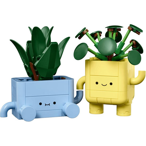 Щастливи Растения - LEGO - LEGO® Botanicals Happy Plants Shelf Decor 10349