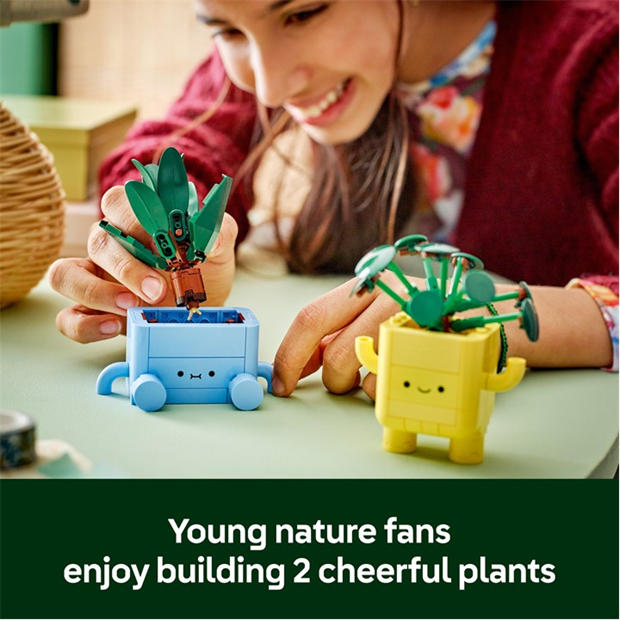 Щастливи Растения - LEGO - LEGO® Botanicals Happy Plants Shelf Decor 10349
