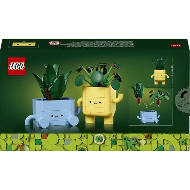 【はるplants】 LEGO LEGO® Botanicals Happy Plants Shelf Decor 10349
