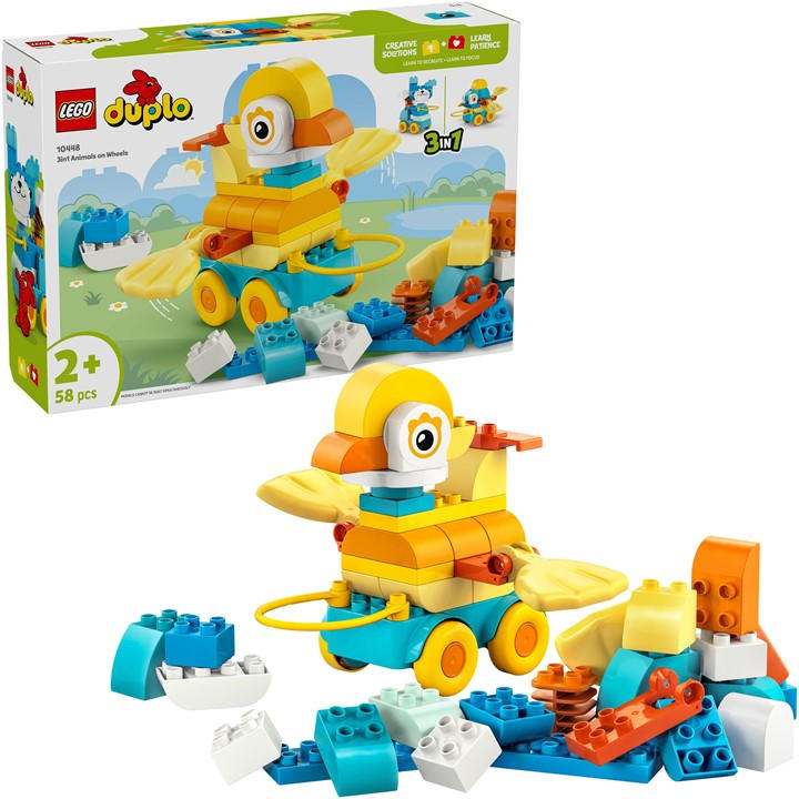 Lego  Kids  Lego® Duplo® Town 3In1 Animals On Wheels Building Toy For Imaginative Play 10448, Sports Direct