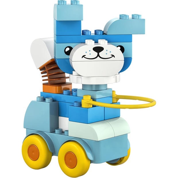 Anmal on Wheels - LEGO - LEGO® DUPLO® Town 3in1 Animals on Wheels Building Toy for Imaginative Play 10448