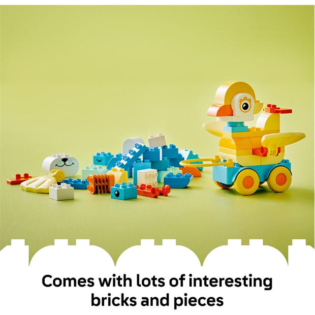 Anmal on Wheels - LEGO - LEGO® DUPLO® Town 3in1 Animals on Wheels Building Toy for Imaginative Play 10448