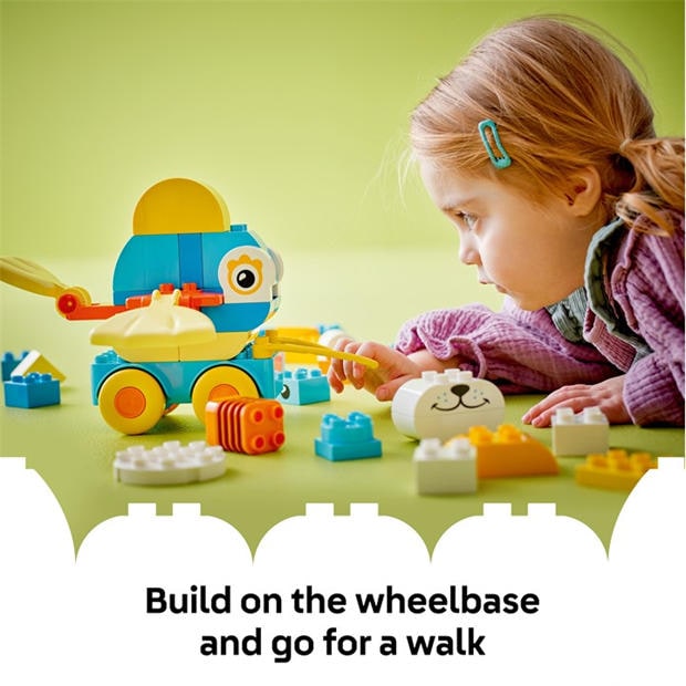 Anmal on Wheels - LEGO - LEGO® DUPLO® Town 3in1 Animals on Wheels Building Toy for Imaginative Play 10448
