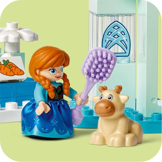 Замъкът на Замръзналото кралство - LEGO - LEGO® DUPLO® Disney Anna and Elsa’s Frozen Castle Party Buildable Toddler Toy 10455