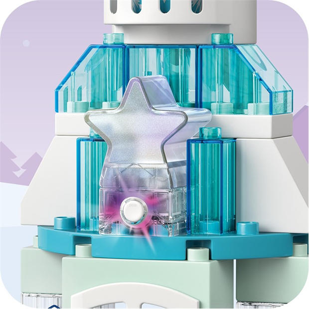 Замъкът на Замръзналото кралство - LEGO - LEGO® DUPLO® Disney Anna and Elsa’s Frozen Castle Party Buildable Toddler Toy 10455
