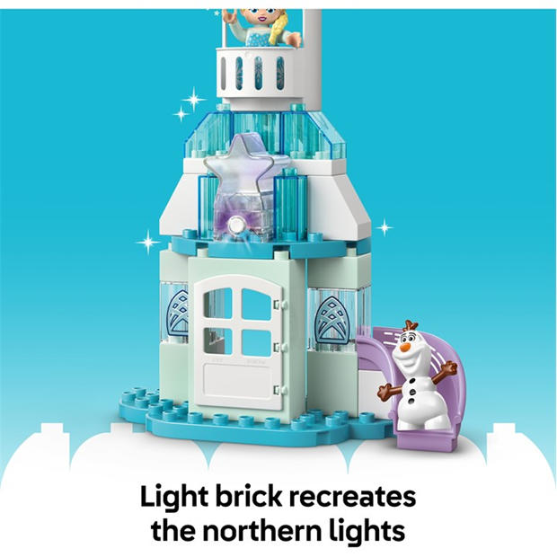Замъкът на Замръзналото кралство - LEGO - LEGO® DUPLO® Disney Anna and Elsa’s Frozen Castle Party Buildable Toddler Toy 10455