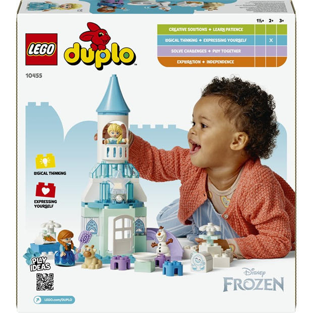 Замъкът на Замръзналото кралство - LEGO - LEGO® DUPLO® Disney Anna and Elsa’s Frozen Castle Party Buildable Toddler Toy 10455
