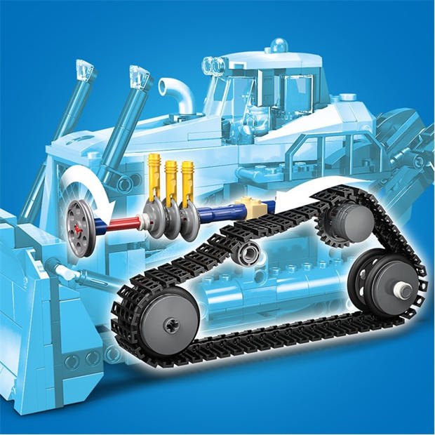 Жълт Булдоза - LEGO - LEGO® City Yellow Bulldozer Construction Site Building Toy Playset 60466