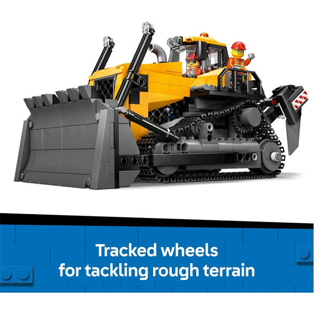 LEGO LEGO® City Yellow Bulldozer Construction Site Building Toy