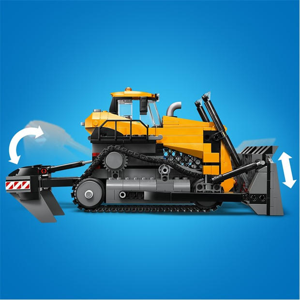 Жълт Булдоза - LEGO - LEGO® City Yellow Bulldozer Construction Site Building Toy Playset 60466