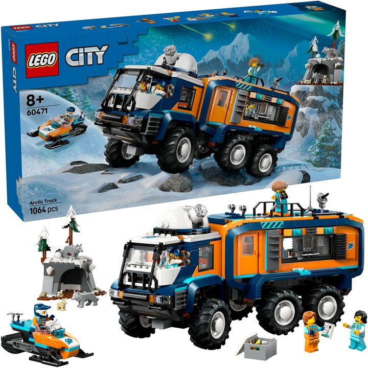 Lego Boys  Lego® City Arctic Explorer Science Lab Truck Toy Building Set 60471, Sports Direct