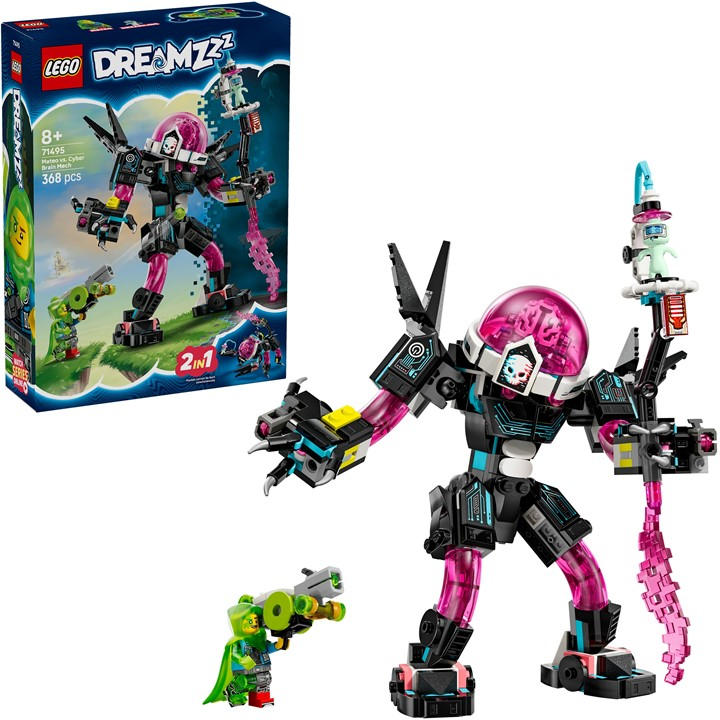 Lego Boys  Lego® Dreamzzz™ Mateo Vs. Cyber Brain Mech Robot Toy 71495, Sports Direct