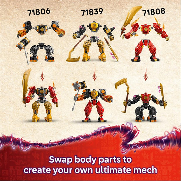Спинджит Битка - LEGO - LEGO® NINJAGO® Arin’s Spinjitzu Battle Mech Toy Set 71839