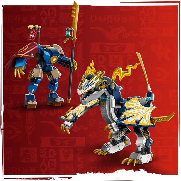 Драконов ездач - LEGO - LEGO® NINJAGO® Rogue’s Mech Dragon Rider Ninja Toy 71843