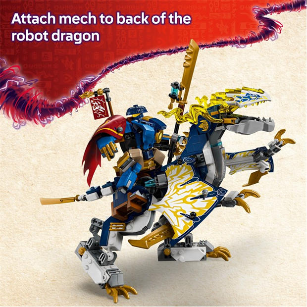 Драконов ездач - LEGO - LEGO® NINJAGO® Rogue’s Mech Dragon Rider Ninja Toy 71843