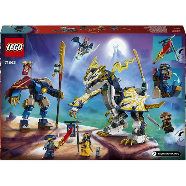 Драконов ездач - LEGO - LEGO® NINJAGO® Rogue’s Mech Dragon Rider Ninja Toy 71843