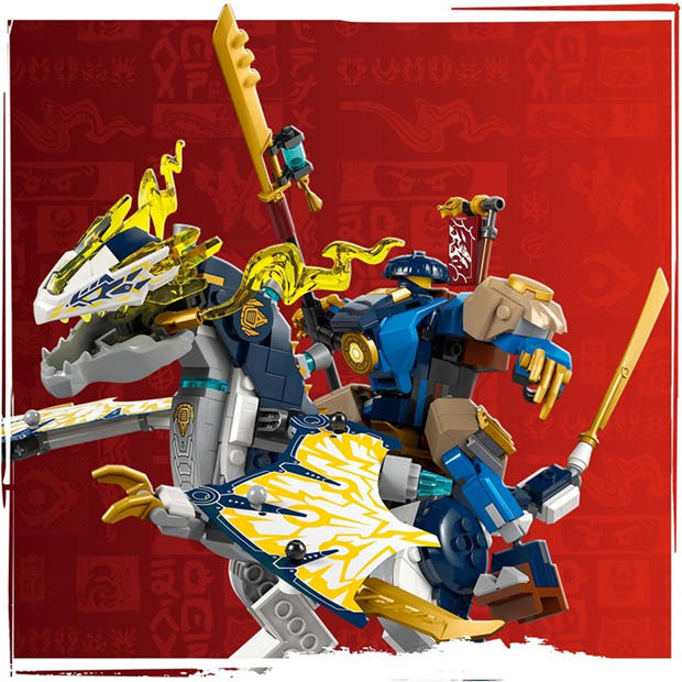 Драконов ездач - LEGO - LEGO® NINJAGO® Rogue’s Mech Dragon Rider Ninja Toy 71843