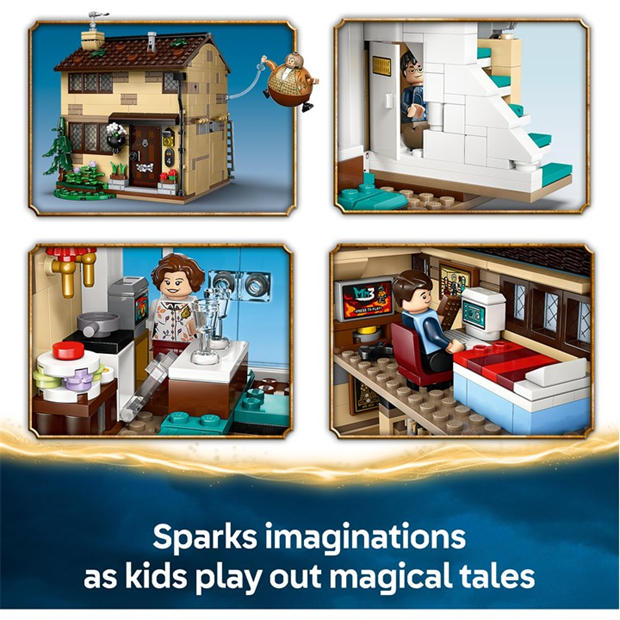 Marges Visit - LEGO - LEGO® Harry Potter™ Privet Drive: Aunt Marge’s Visit Buildable House 76451