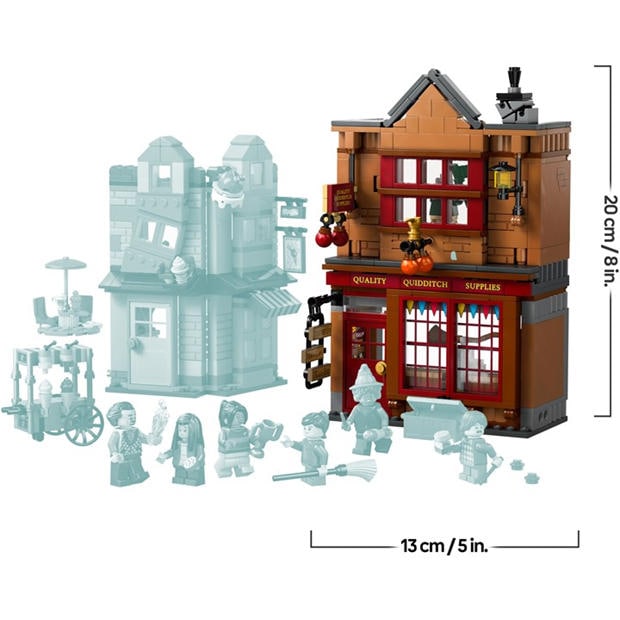 Магазини - LEGO - LEGO® Harry Potter™ Quality Quidditch™ Supplies & Ice Cream Parlour Set 76452