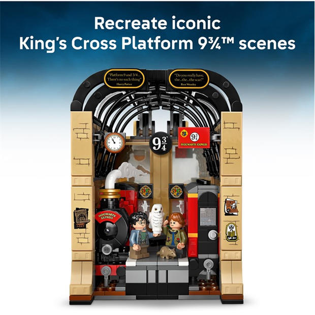 Ekspres Hogwart - LEGO - LEGO® Harry Potter™ Book Nook: Hogwarts™ Express Magical Toy 76450