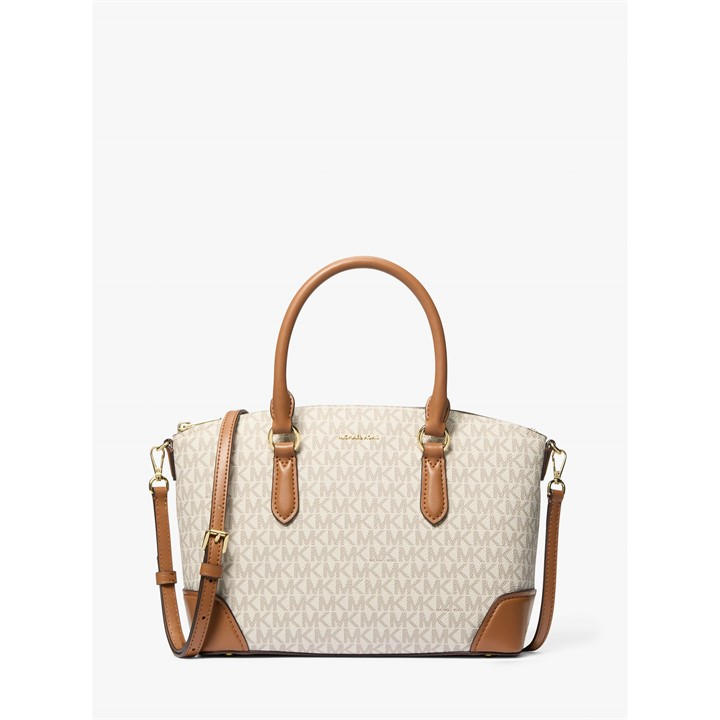 Michael Michael Kors Women's Cream Satchel Bag, Sports Direct
