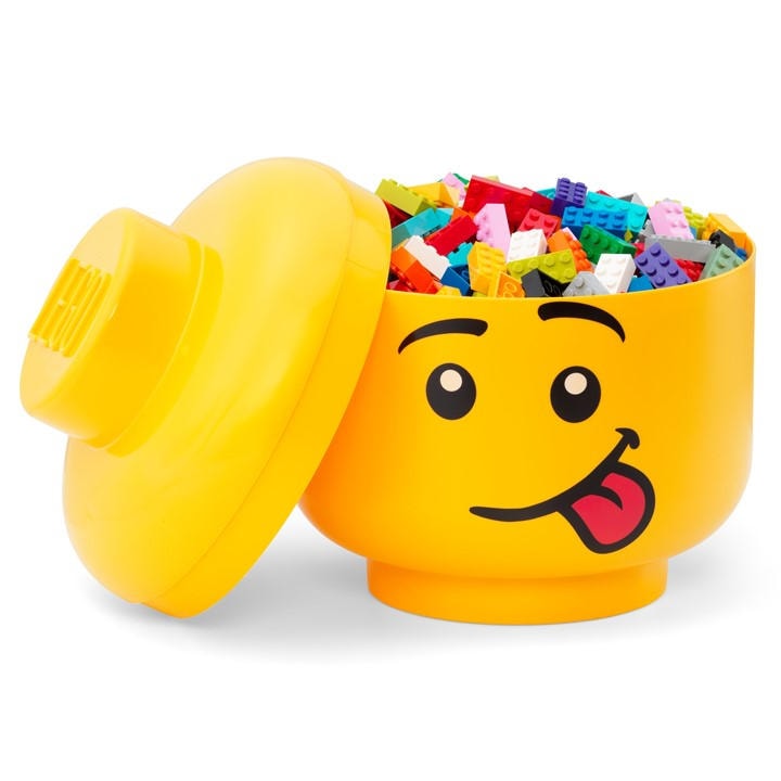 Lego Unisex Kids Yellow Silly Large Storage Head - Size 40320806