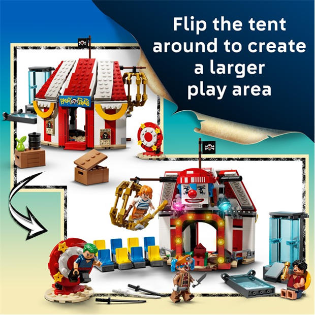 LEGO LEGO ONE PIECE Buggy the Clown's Circus Tent Toy 75637