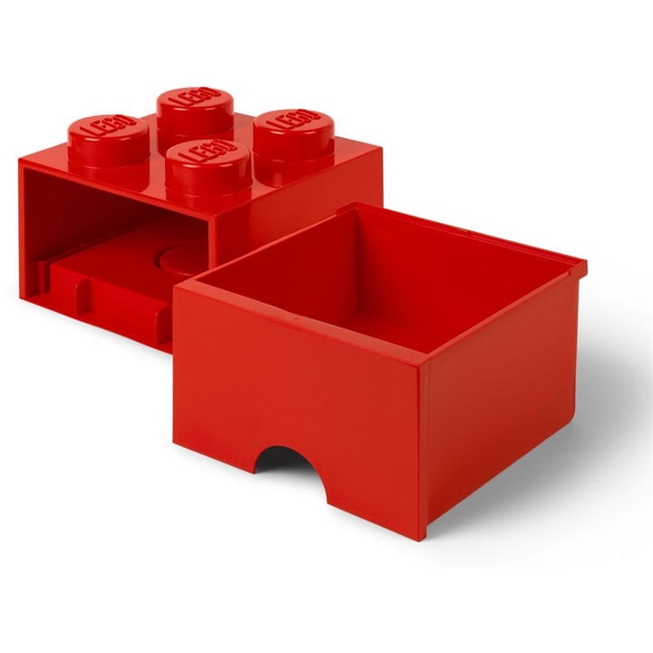 Lego  Kids Red 4 Brick Drawer, Sports Direct