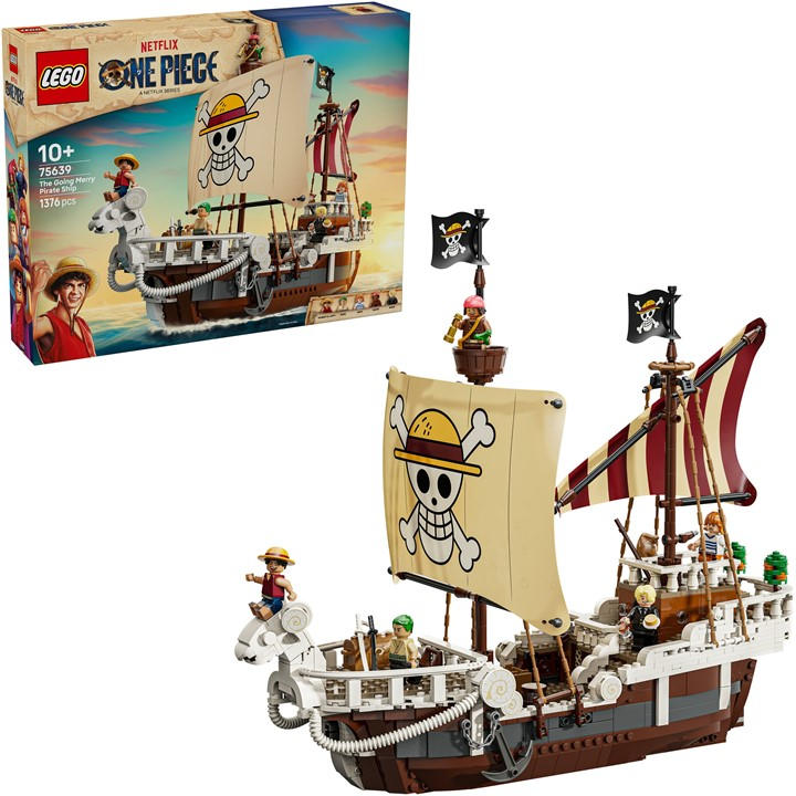 Lego Boys One Piece The Going Merry Pirate Ship Boat Toy 75639, Sports Direct