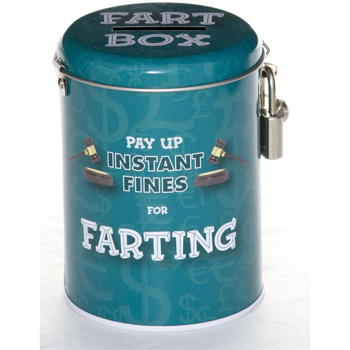 Boxer Gifts Unisex Blue Fines Tin - Farting -
