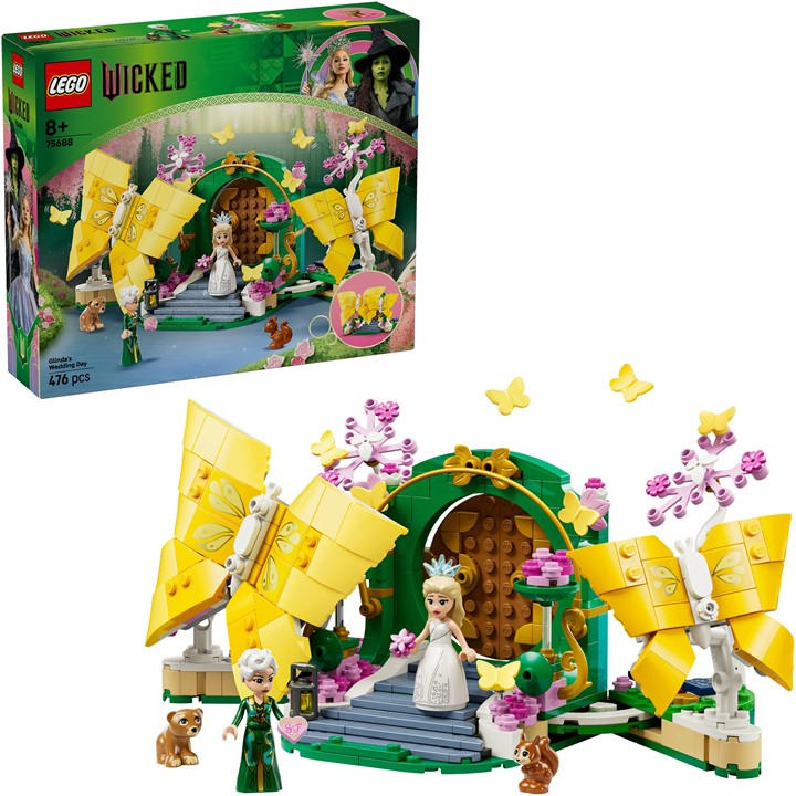 Lego Girls Wicked Glinda’s Wedding Day With Butterfly Toys 75688 - Glinda Wedding - Image 8