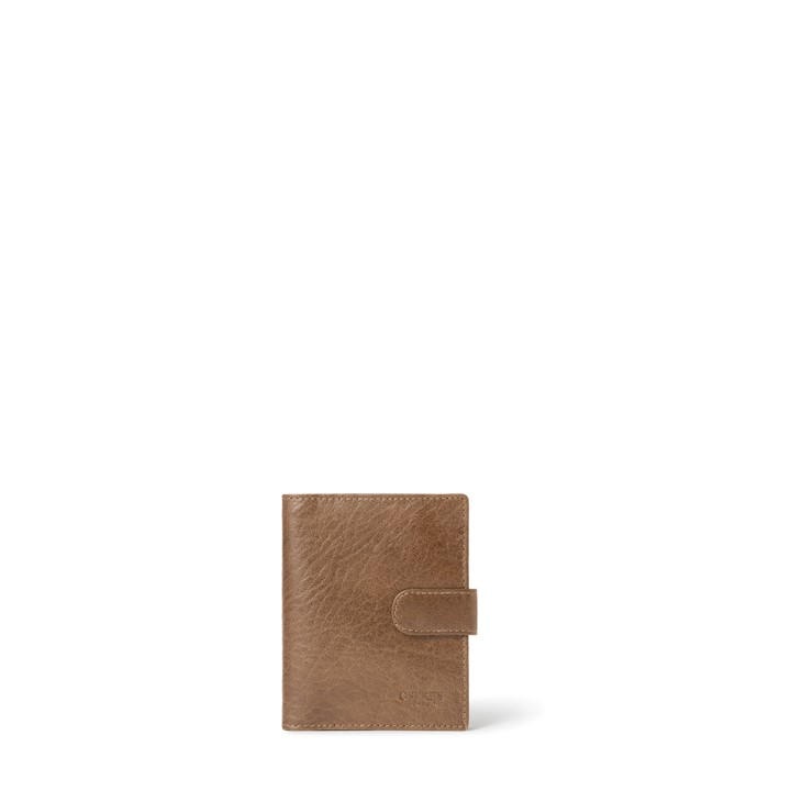 Osprey London Men's Brown Passport Holder Leather Embossed Billfold Wallet, Sports Direct