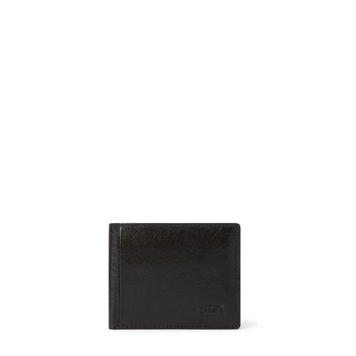 Osprey London Men's Black Highland Leather Billfold Wallet, Sports Direct