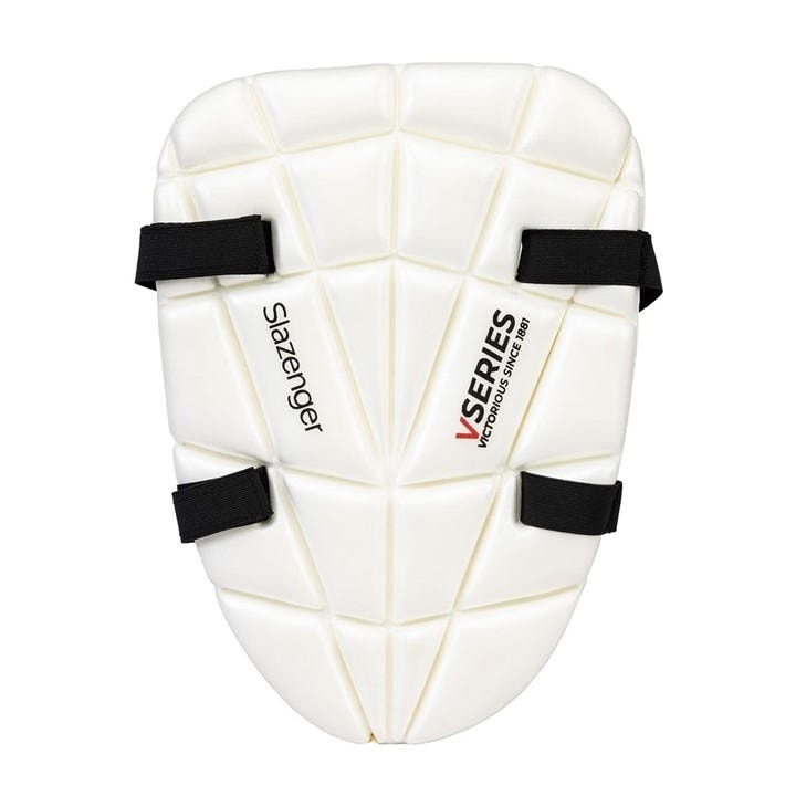 Slazenger Boys White Kids' Slaz Thigh Guards in Size Junior, Sports Direct