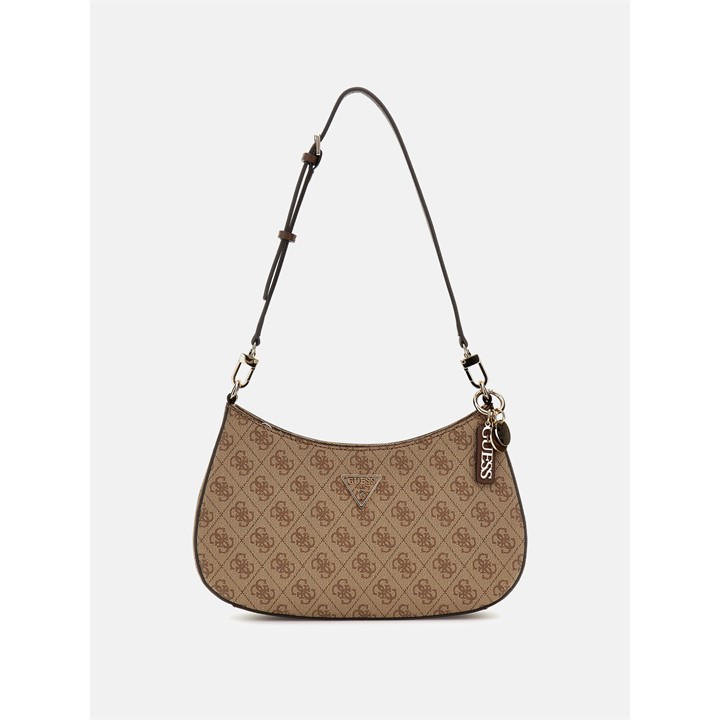 Guess Women's Brown Noelle Shoulder Bag, Sports Direct